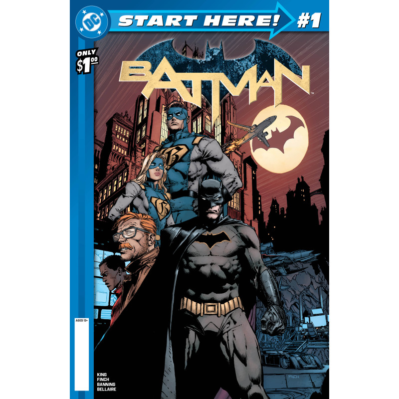 DC START HERE - BATMAN (2016) 1 (REBIRTH)