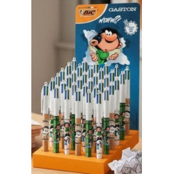 GASTON LAGAFFE STYLO BIC 4 COULEURS