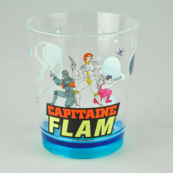 CAPITAINE FLAM VERRE PLASTIQUE 8 CM