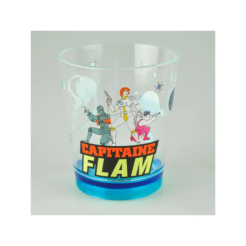 CAPITAINE FLAM VERRE PLASTIQUE 8 CM