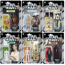 STAR WARS EPISODE A NEW HOPE RETRO COLLECTION 6 PACK FIGURINES 10 CM