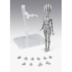 BODY CHAN KEN SUGIMORI EDITION WIREFRAME GRAY COLOR S H FIGUARTS