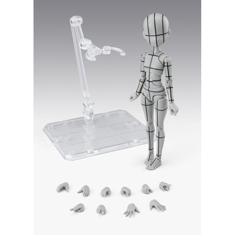BODY CHAN KEN SUGIMORI EDITION WIREFRAME GRAY COLOR S H FIGUARTS