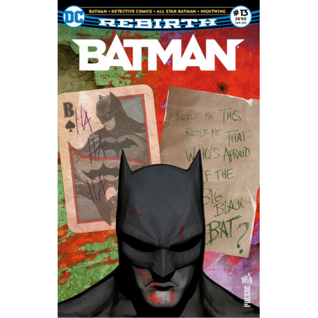 BATMAN REBIRTH 13 LE SPHINX CONTRE LE JOKER !