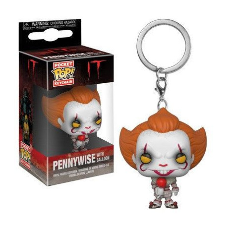 PENNYWISE WITH BALLOON IT POCKET POP VINYL FIGURE KEYCHAIN