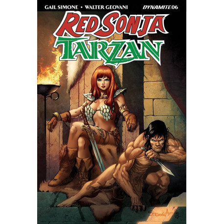 RED SONJA TARZAN 6 CVR B DAVILA