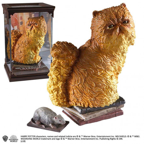 CROOKSHANKS HARRY POTTER MAGICAL CREATURES STATUE