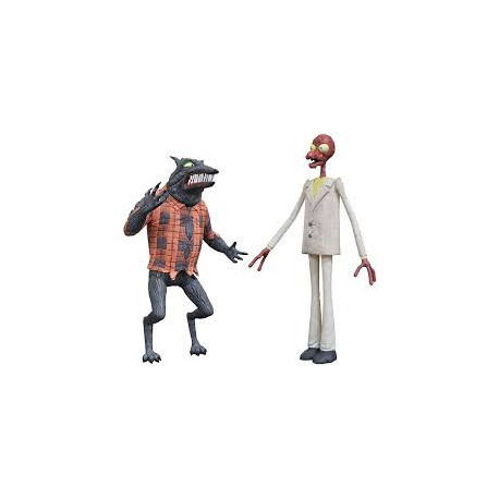 WOLFMAN & MELTING MAN DIAMOND SELECT NIGHTMARE BEFORE CHRISTMAS ACTION FIGURE