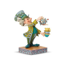 MAD HATTER A SPOT OF TEA ALICE IN WONDERLAND DISNEY TRADITIONS STATUE