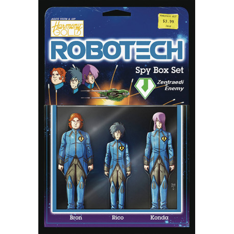 ROBOTECH 17 CVR B ACTION FIGURE VAR