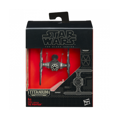 STAR WARS THE BLACK SERIES THE FORCE AWAKENS - FIRST ORDER TIE FIGHTER - TITANIUM VEHICLE