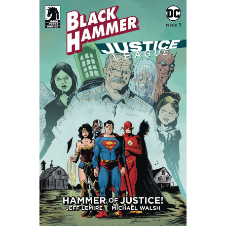 BLACK HAMMER JUSTICE LEAGUE 1 CVR D LEMIRE