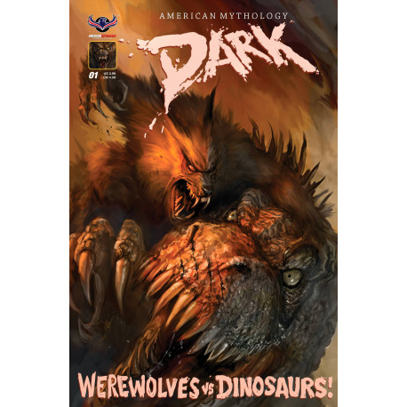 AM DARK WEREWOLVES VS DINOSAURS 1 FEROCIOUS CVR