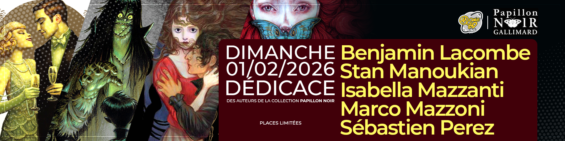 DEDICACE PAPILLON NOIR 1ER FEVRIER 2026