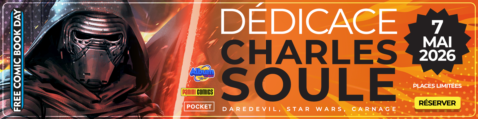 DÉDICACE CHARLES SOULE, JEUDI 7 MAI 2026